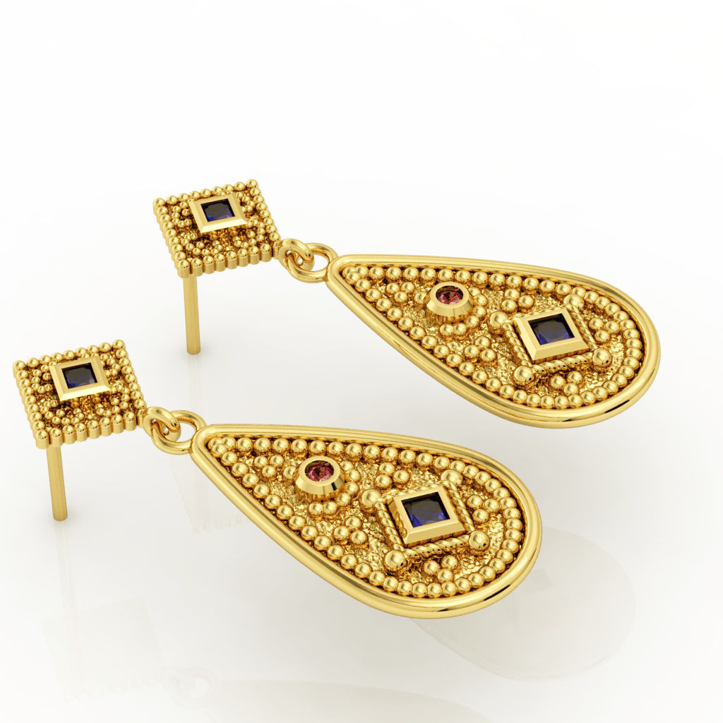 Βυζαντινά Κοσμήματα, Βυζαντινά Σκουλαρίκια